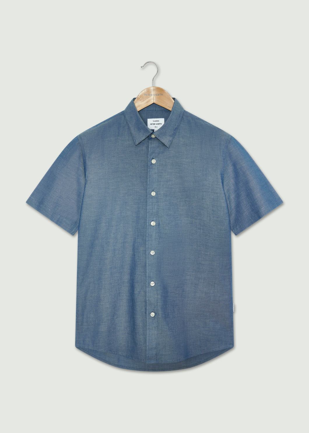 Scrutton Short Sleeved Shirt - Indigo
