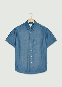 Arnie Short Sleeve Shirt - Dark Indigo