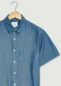 Arnie Short Sleeve Shirt - Dark Indigo