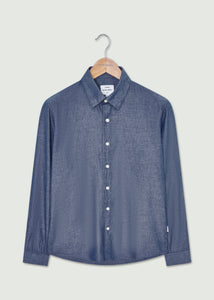 Arnold Long Sleeved Shirt - Dark Indigo