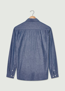 Arnold Long Sleeved Shirt - Dark Indigo