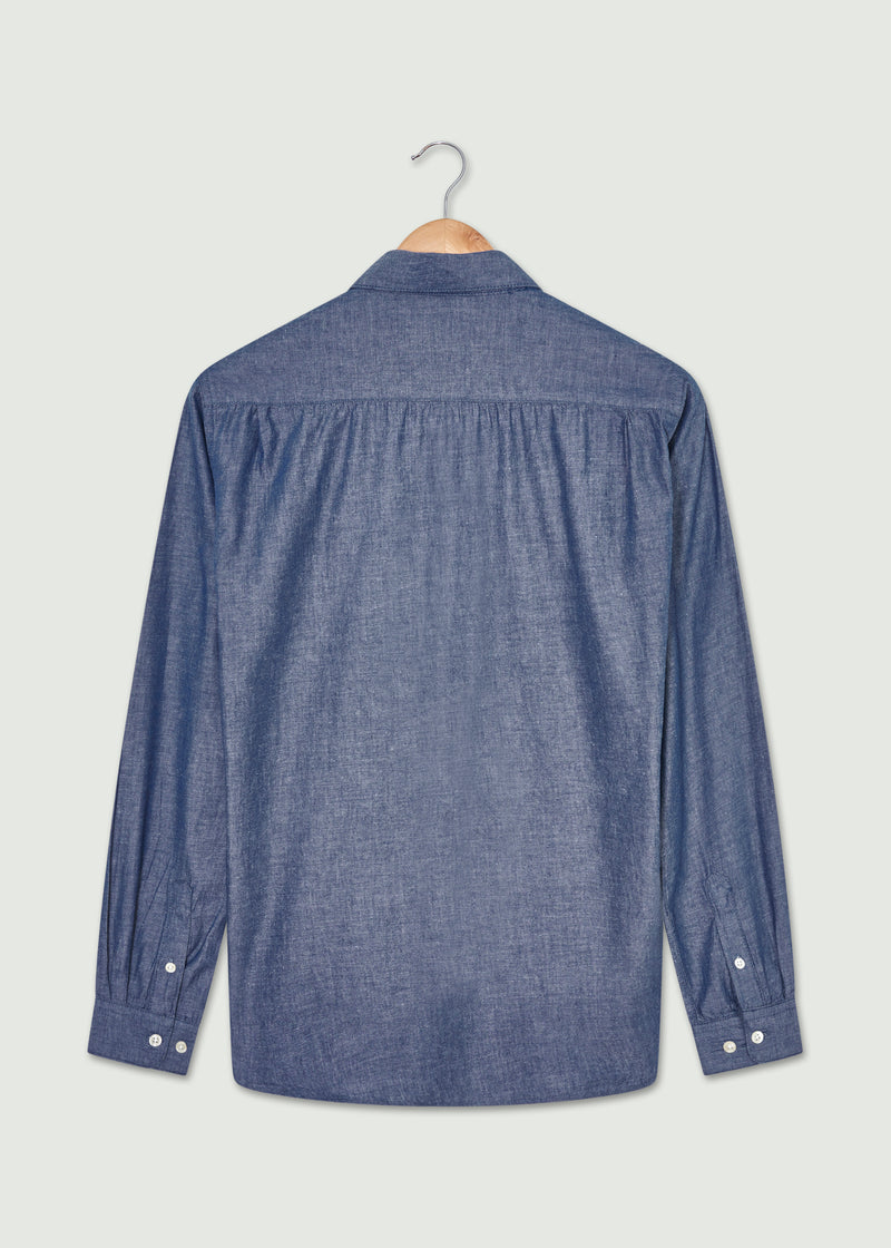 Arnold Long Sleeved Shirt - Dark Indigo