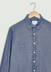 Arnold Long Sleeved Shirt - Dark Indigo