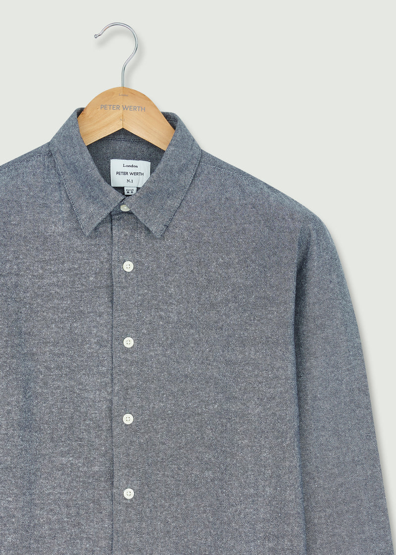 Barossa Long Sleeve Shirt - Dark Indigo