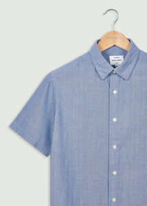 Eddie Short Sleeve Shirt - Indigo