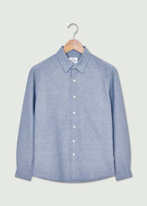 Edward Long Sleeve Shirt - Indigo