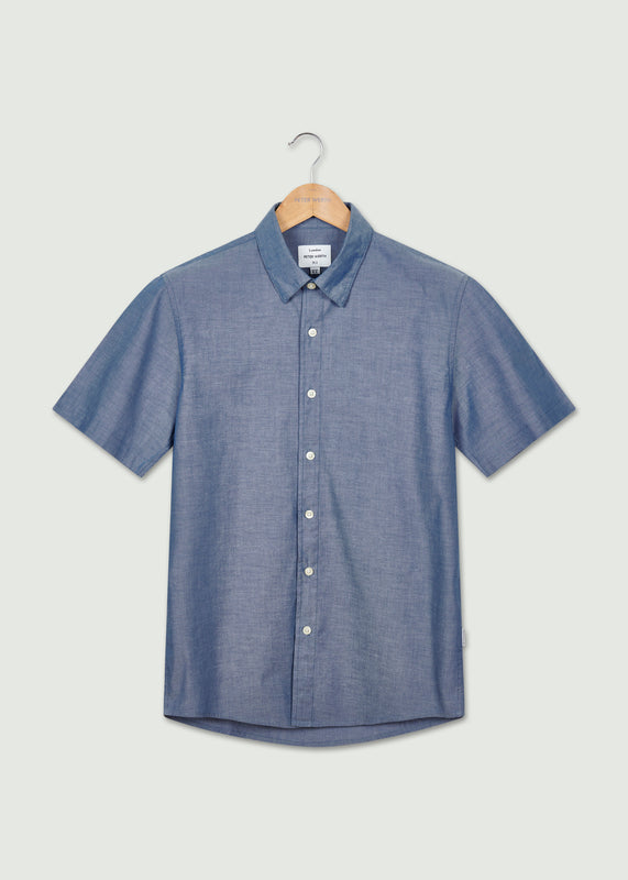 Frank Short Sleeve Shirt - Indigo