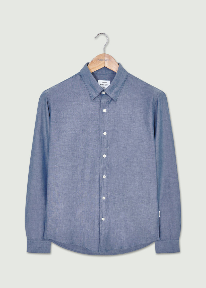 Francis Long Sleeve Shirt - Indigo