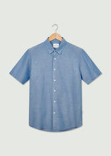 Load image into Gallery viewer, Gav Short Sleeved Shirt - Indigo