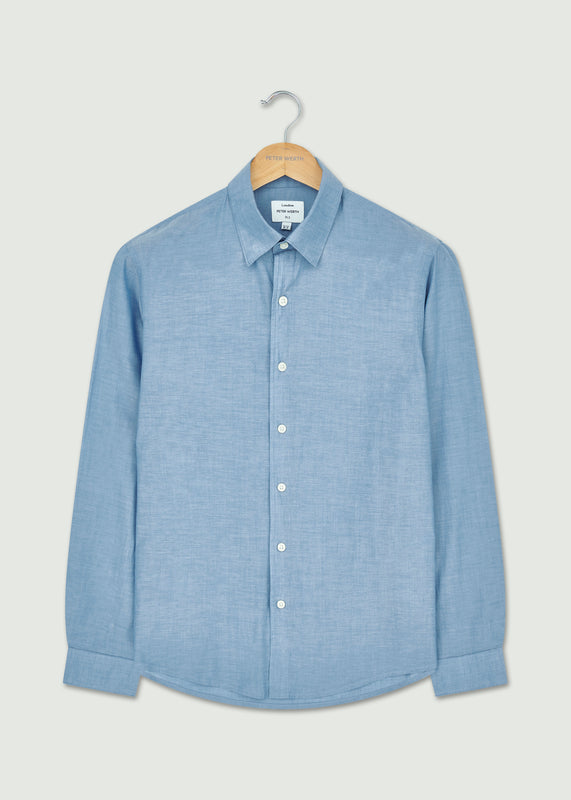 Gavin Long Sleeve Shirt - Indigo