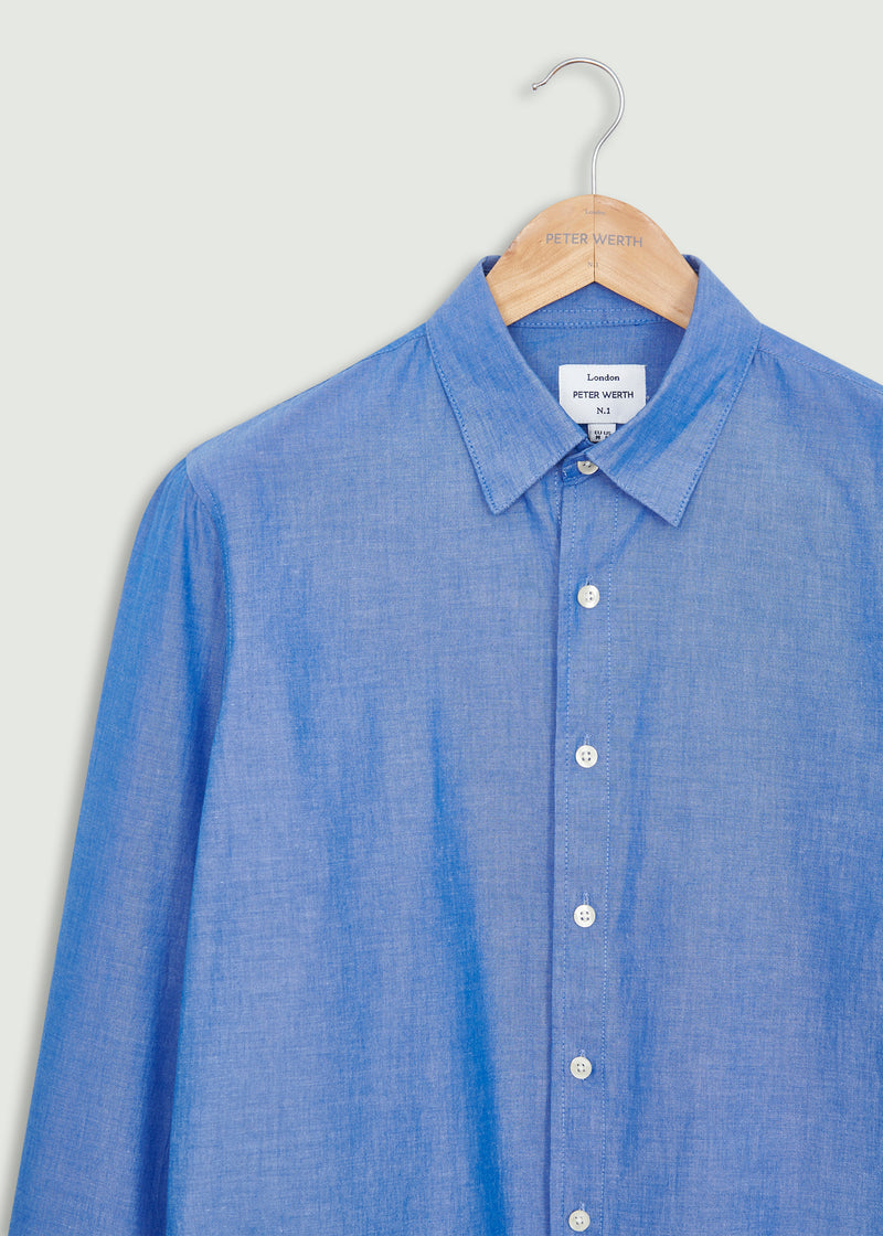 Harold Long Sleeve Shirt - Indigo