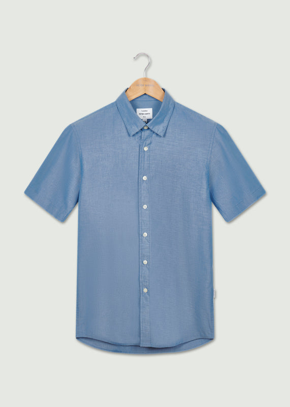 Jim Short Sleeve Shirt - Indigo