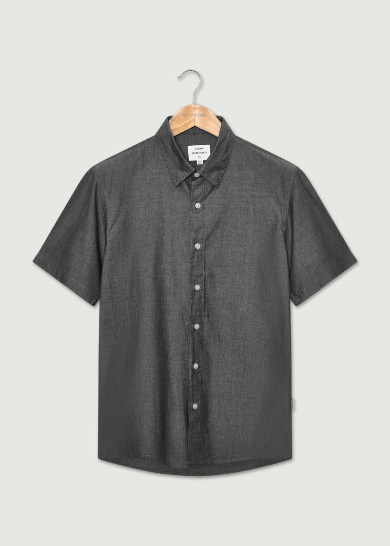 Ken Short Sleeve Shirt - Charcoal