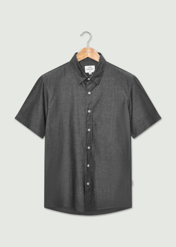 Ken Short Sleeve Shirt - Charcoal