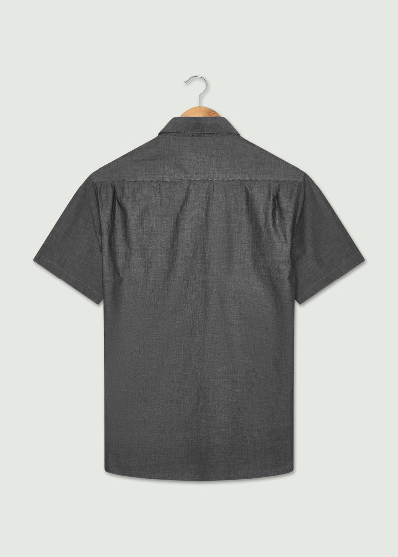 Ken Short Sleeve Shirt - Charcoal