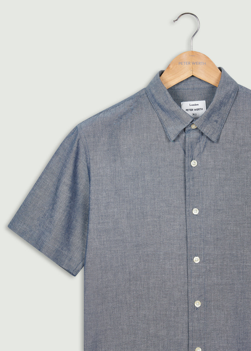 Tenter Short Sleeved Shirt - Charcoal