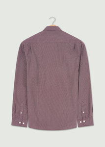 Maxwell Long Sleeve Shirt - Burgundy