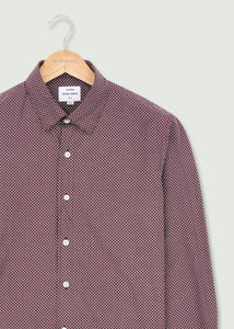 Maxwell Long Sleeved Shirt - Burgundy