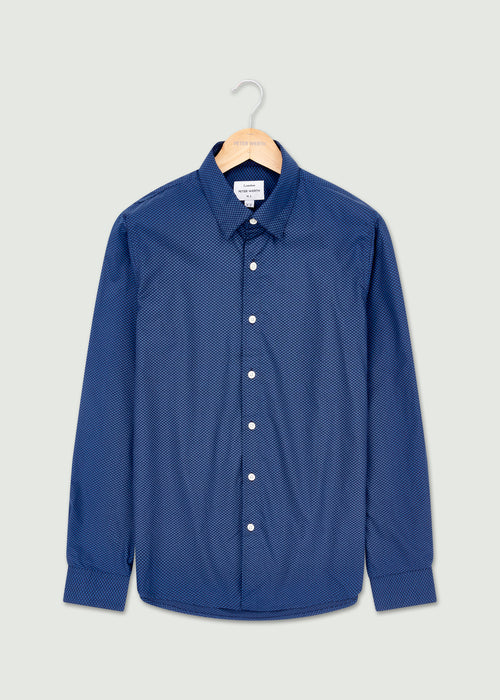 Otis Long Sleeve Shirt - Navy