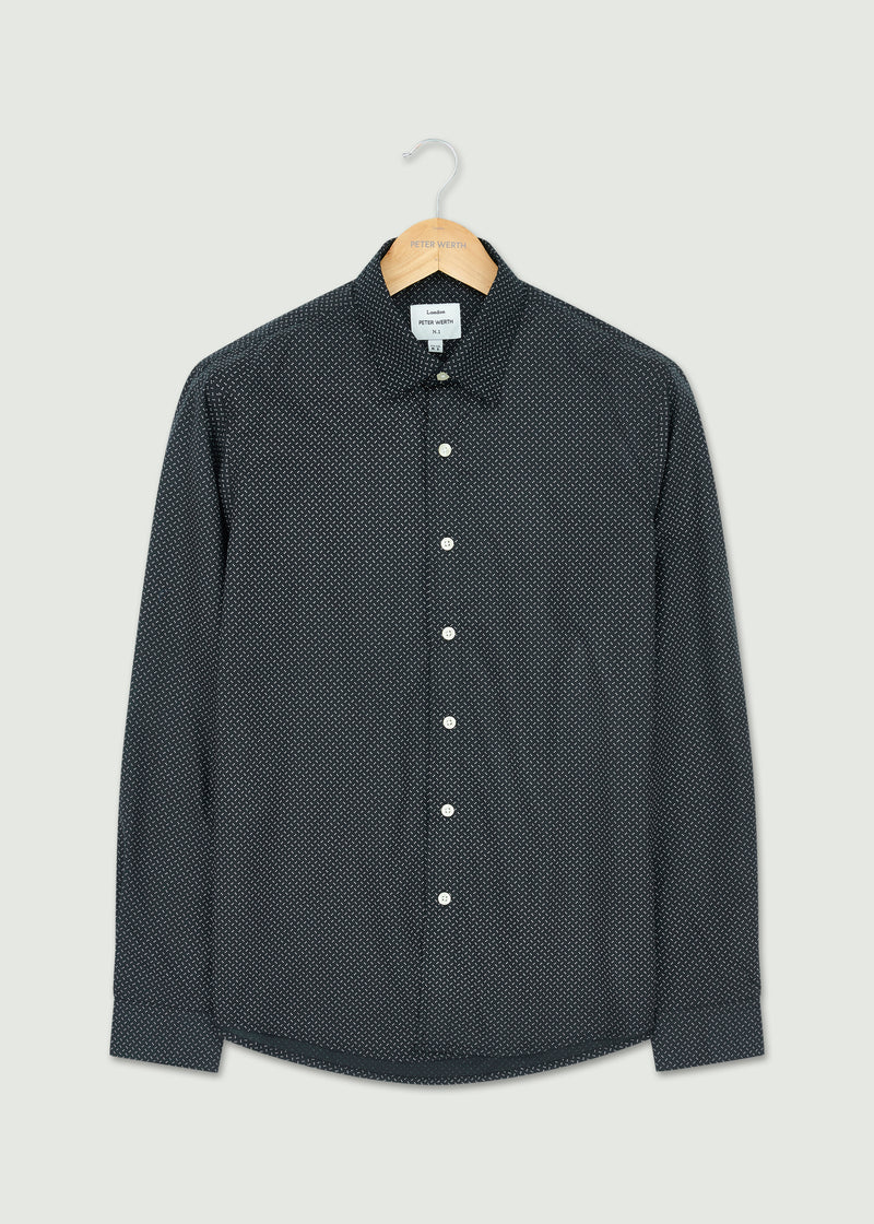 Preston Long Sleeve Shirt - Black