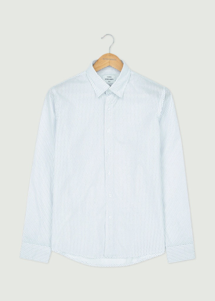 Roman Long Sleeve Shirt - White