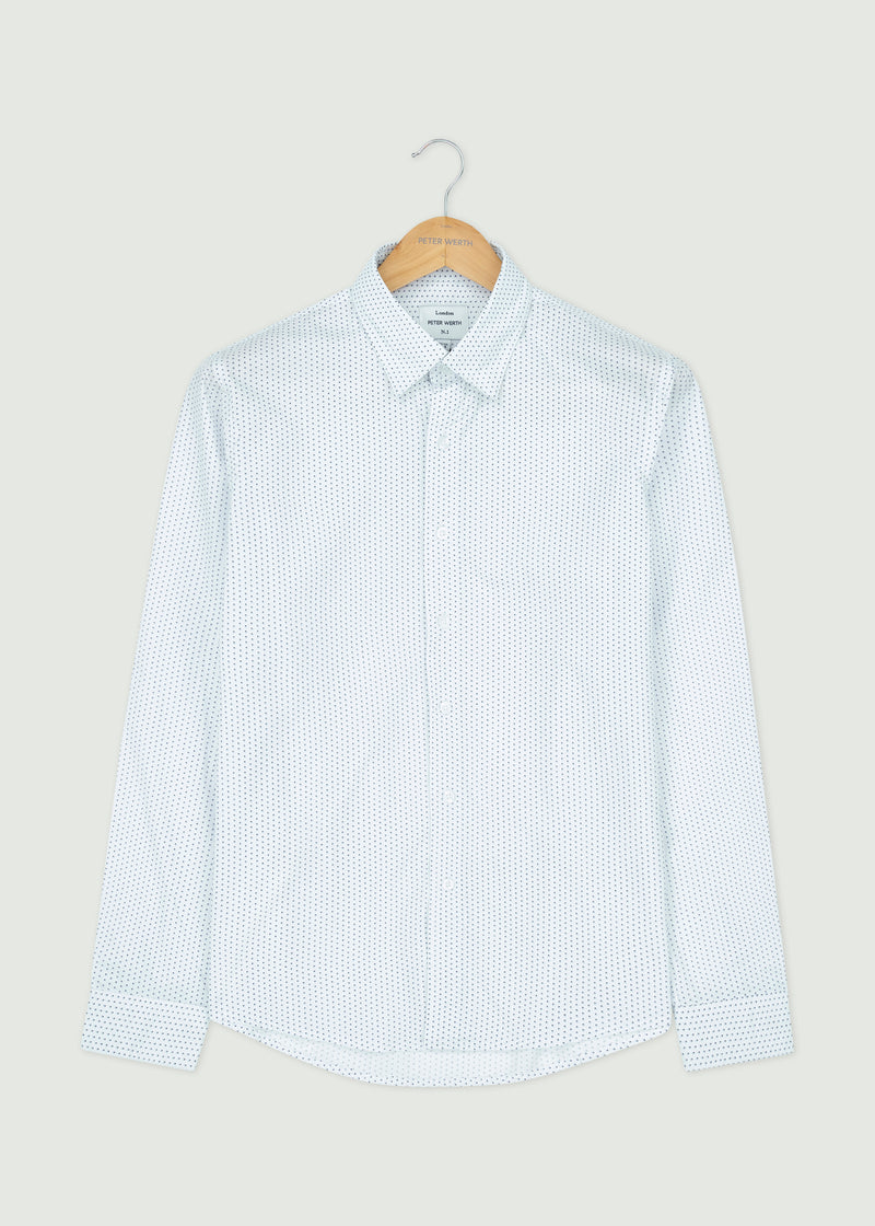 Roman Long Sleeve Shirt - White