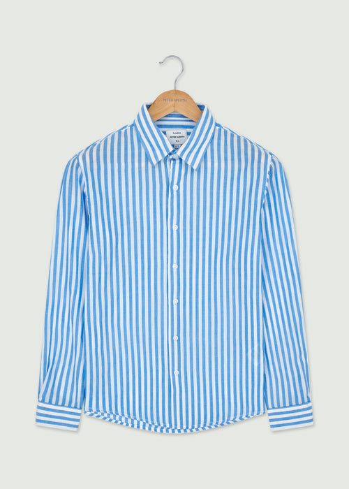 Valentine Long Sleeve Shirt - Blue