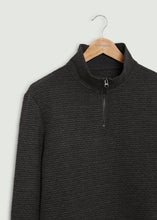 Load image into Gallery viewer, Farnell 1/4 Zip Top - Charcoal Marl