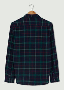 Archway Long Sleeve Shirt - Navy/Green