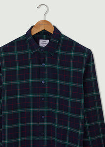 Archway Long Sleeve Shirt - Navy/Green