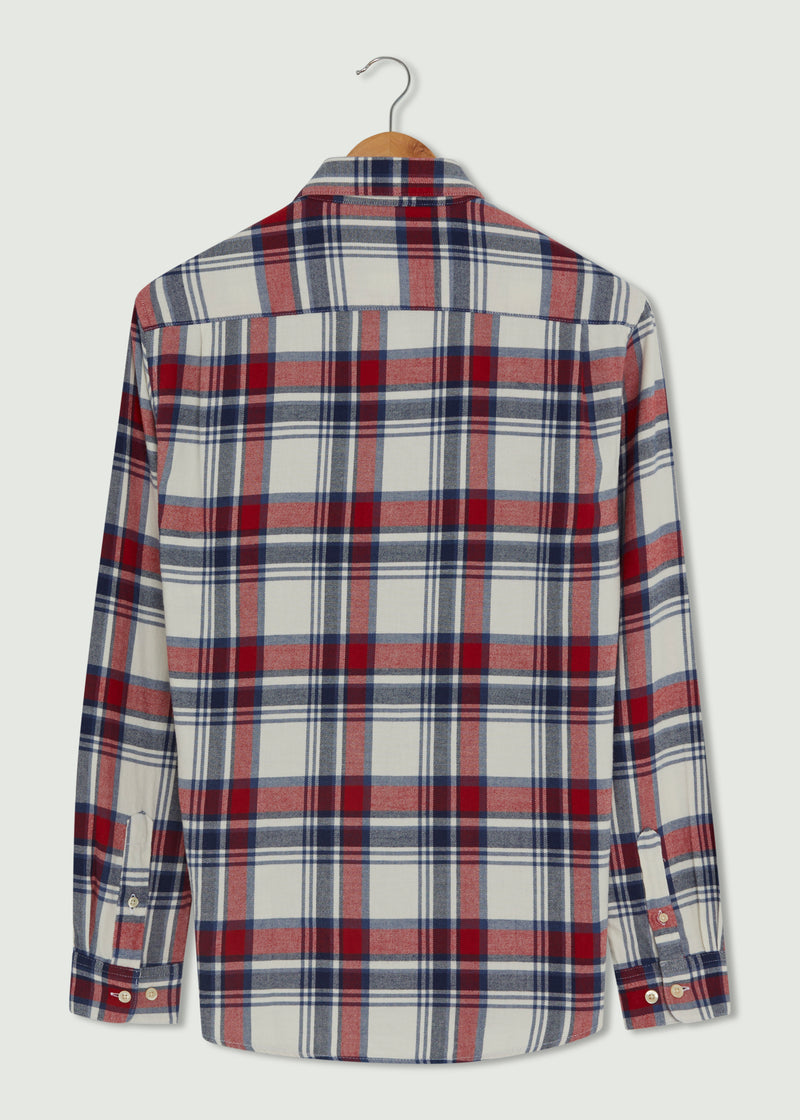 Balmain Long Sleeve Shirt - White/Red