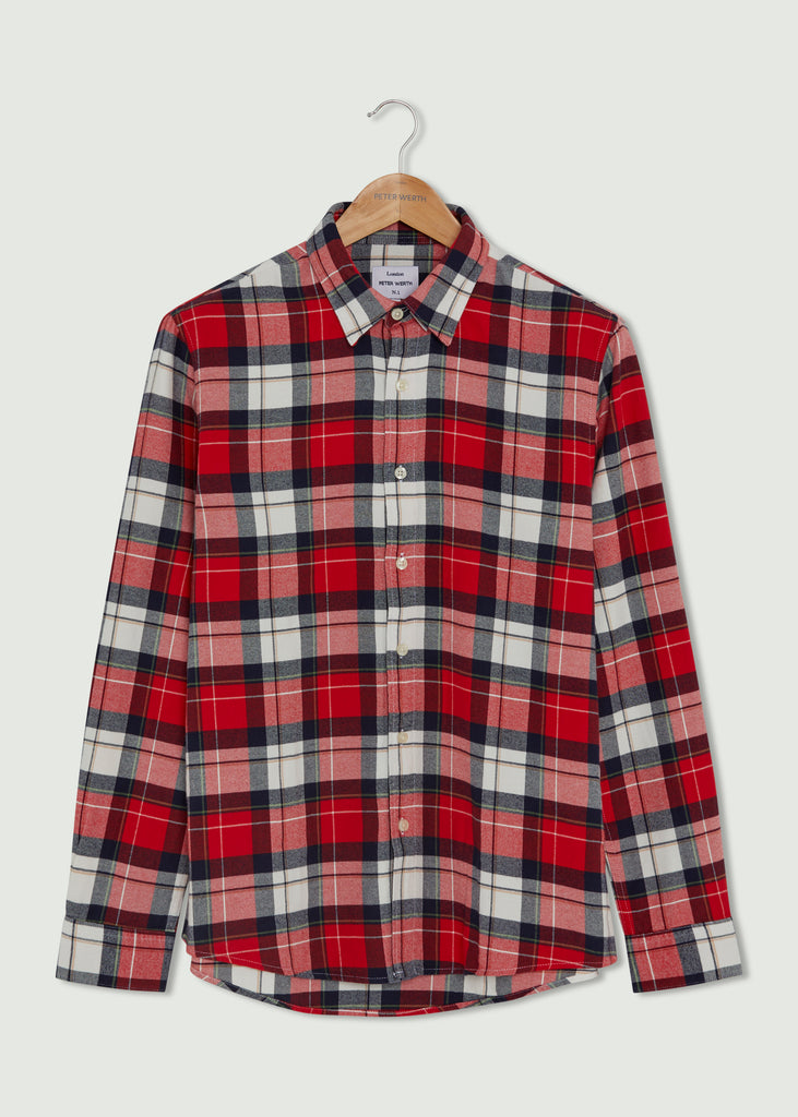 Dobney LS Shirt - Red/White