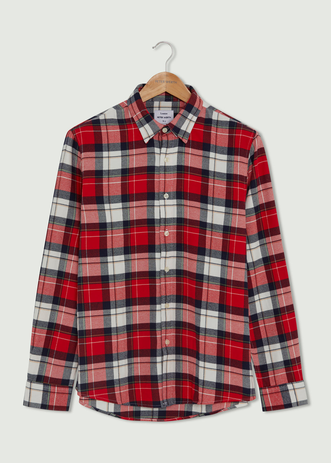 Dobney LS Shirt - Red/White