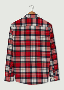 Dobney Long Sleeve Shirt - Red/White