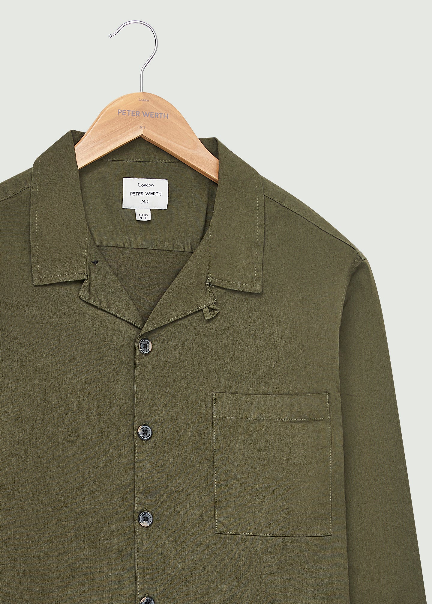 Mens overshirt khaki shop