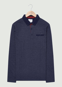 Elliston LS Polo Shirt - Navy