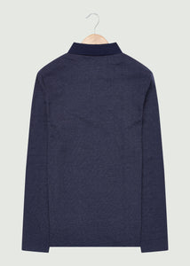 Elliston LS Polo Shirt - Navy