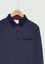 Load image into Gallery viewer, Elliston LS Polo Shirt - Navy