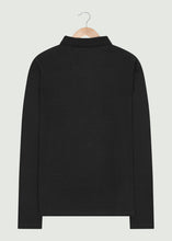 Load image into Gallery viewer, Albery LS Polo Shirt - Black