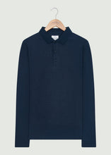 Load image into Gallery viewer, Albery LS Polo Shirt - Dark Navy