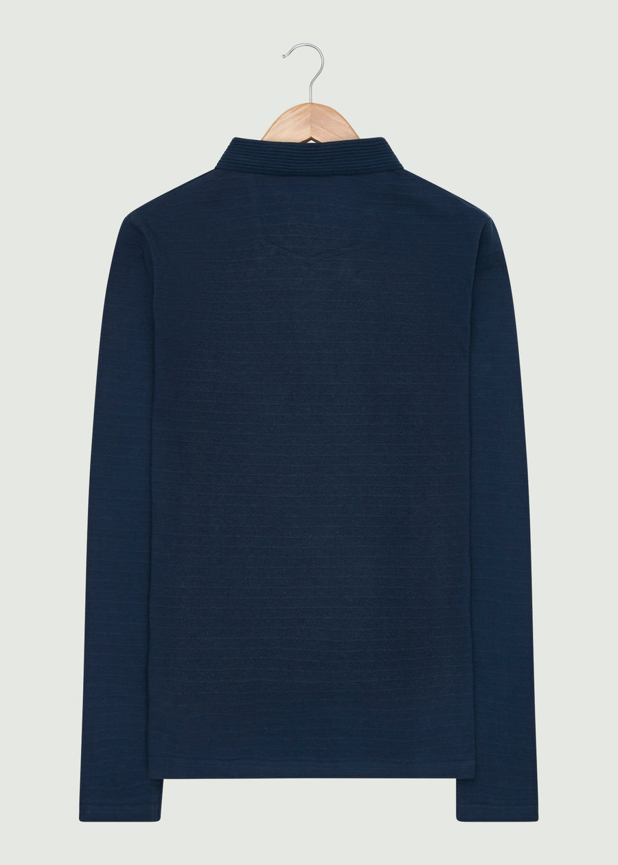 Albery LS Polo Shirt - Dark Navy