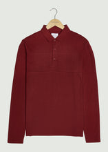 Load image into Gallery viewer, Noaks LS Polo Shirt - Burgundy