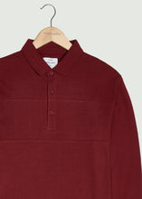 Load image into Gallery viewer, Noaks LS Polo Shirt - Burgundy