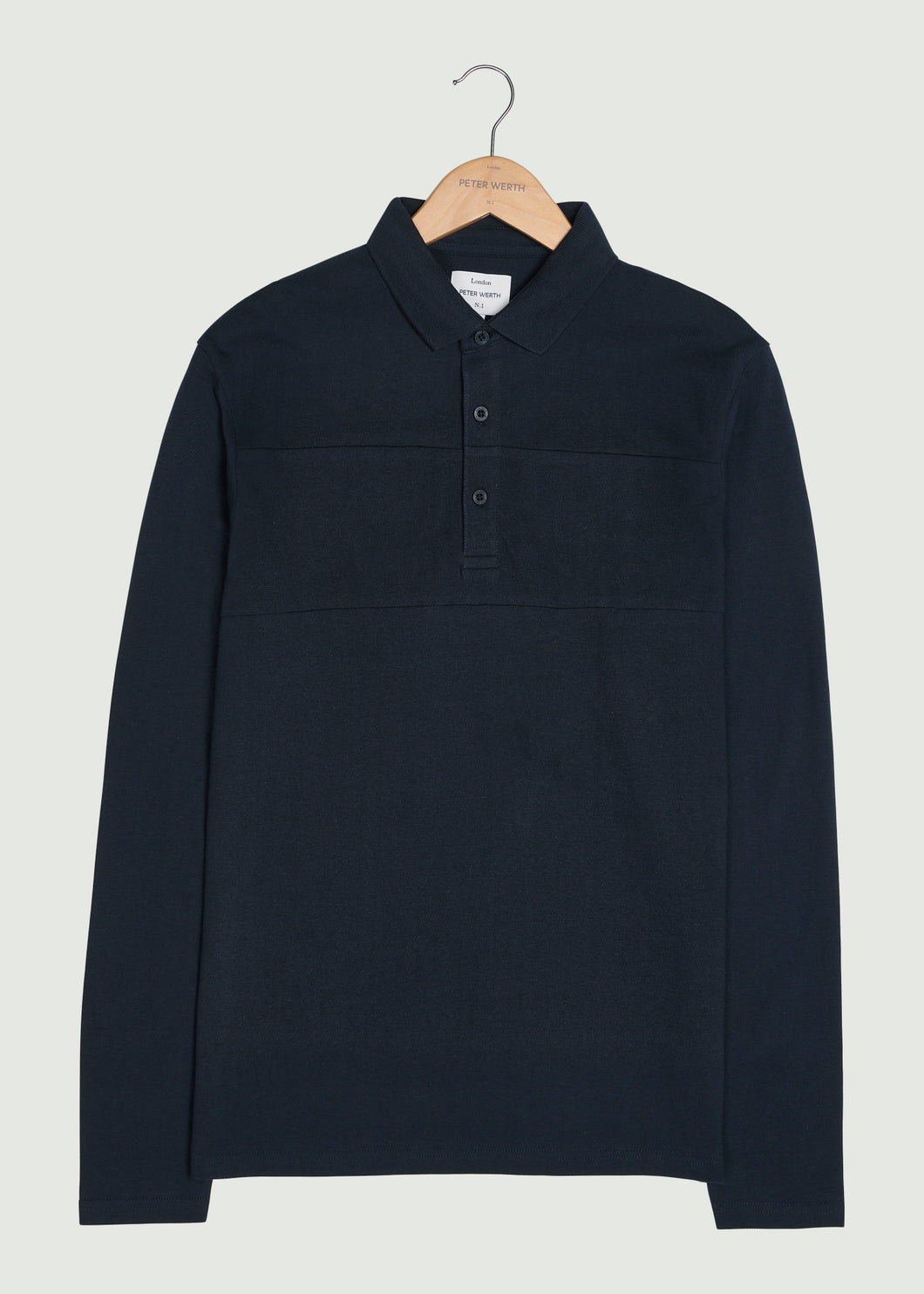 Noaks LS Polo Shirt - Dark Navy