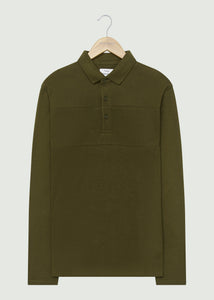 Noaks LS Polo Shirt - Olive