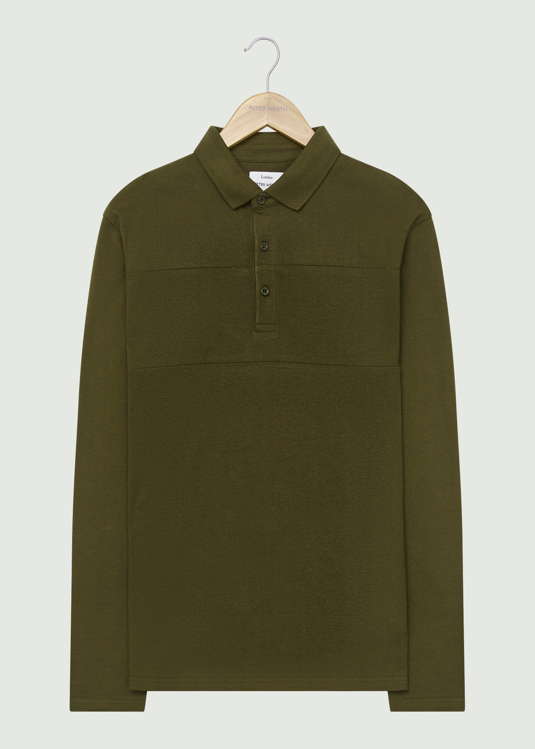 Noaks LS Polo Shirt - Olive