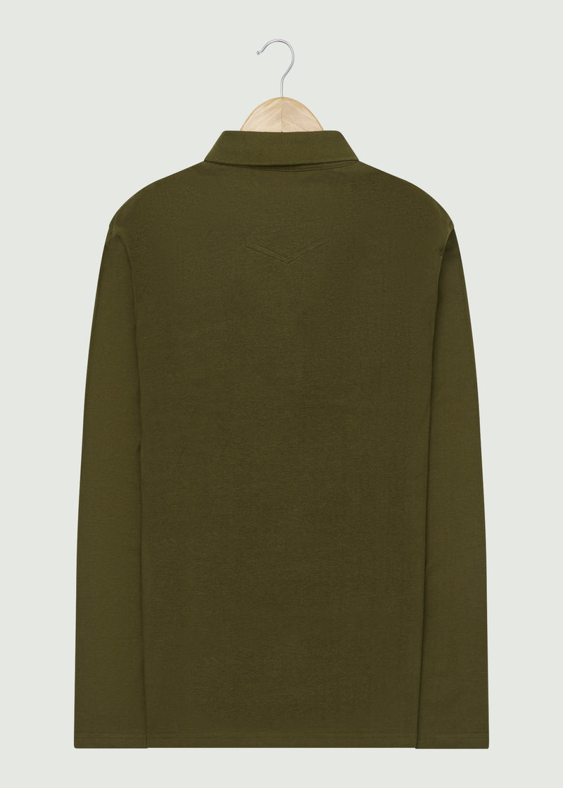Noaks LS Polo Shirt - Olive