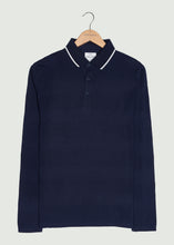 Load image into Gallery viewer, Balsom LS Polo Shirt - Dark Navy