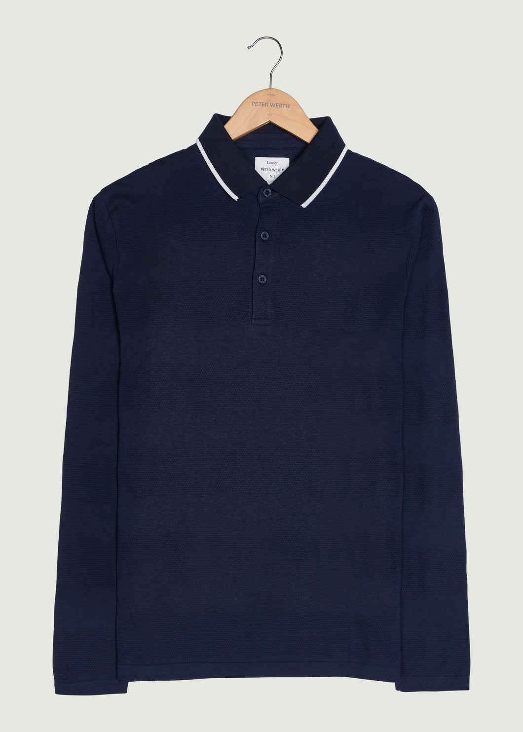 Balsom LS Polo Shirt - Dark Navy