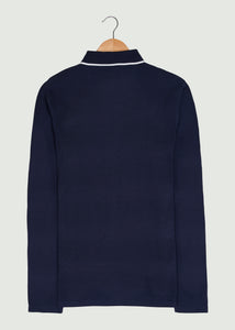 Balsom LS Polo Shirt - Dark Navy